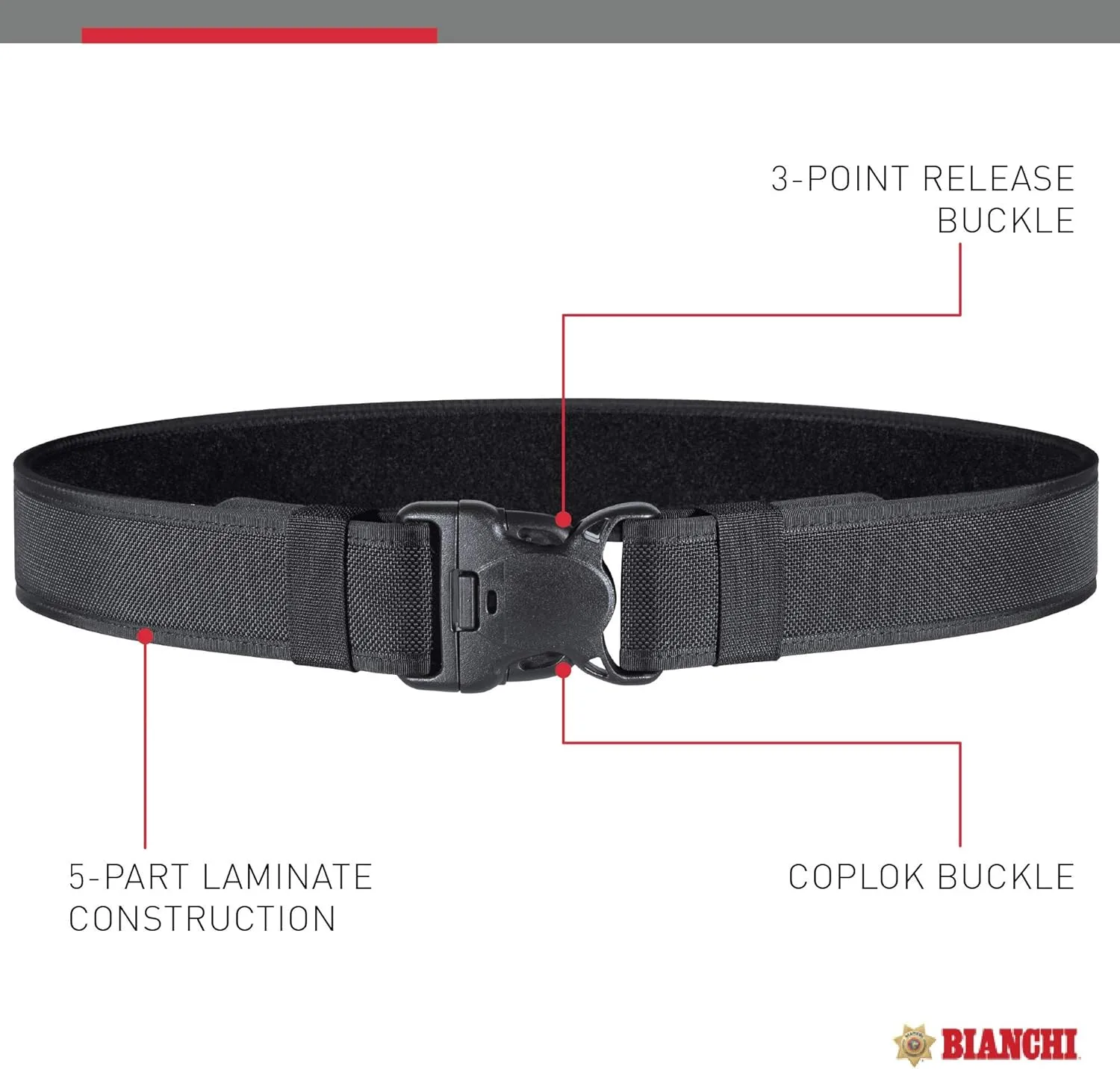 Bianchi 7210 Duty Belt with CopLok Buckle