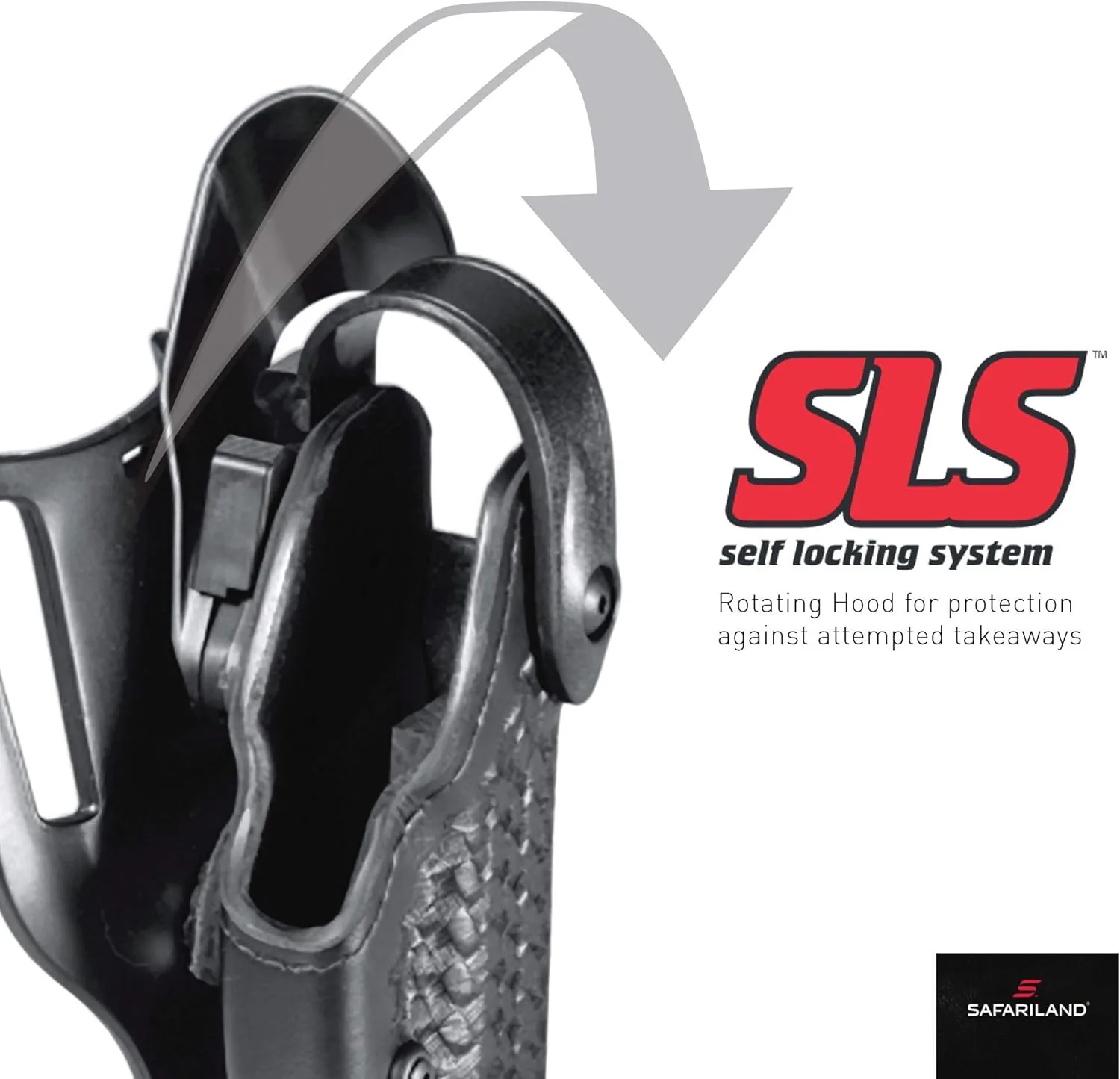 SAFARILAND 7280 7TS SLS Mid-Ride Level II SafariSeven Duty Holster
