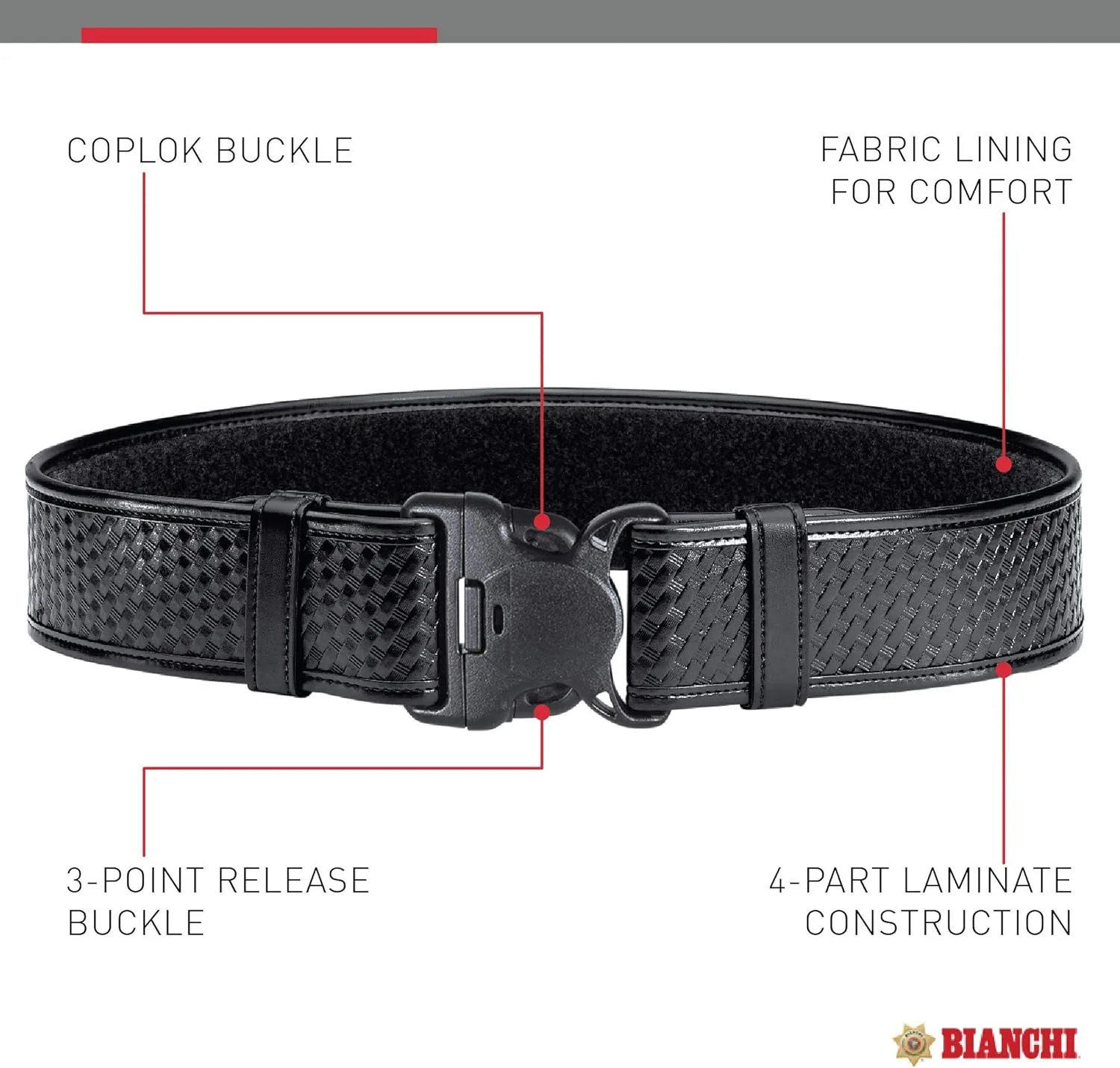 BIANCHI ACCUMOLD ELITE 7950 Duty Belt, 2.25 in