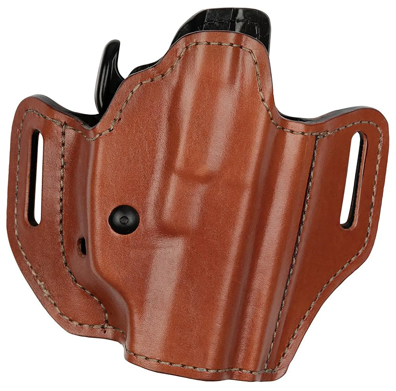 BIANCHI 126GLS Assent Pro-Fit Open-Top Leather Holster with GLS Retention