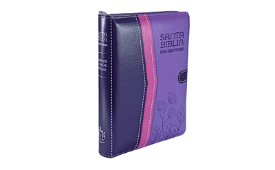 Biblia Compacta de 11 Puntos Color Lila