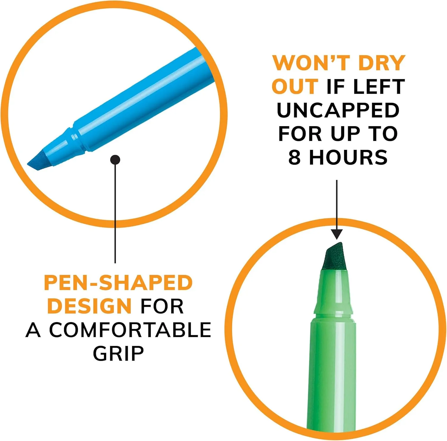BIC Brite Liner Highlighters, Chisel Tip