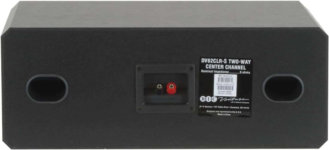 BIC America DV-62CLRS 6-Inch 2-Way Center Channel Speaker