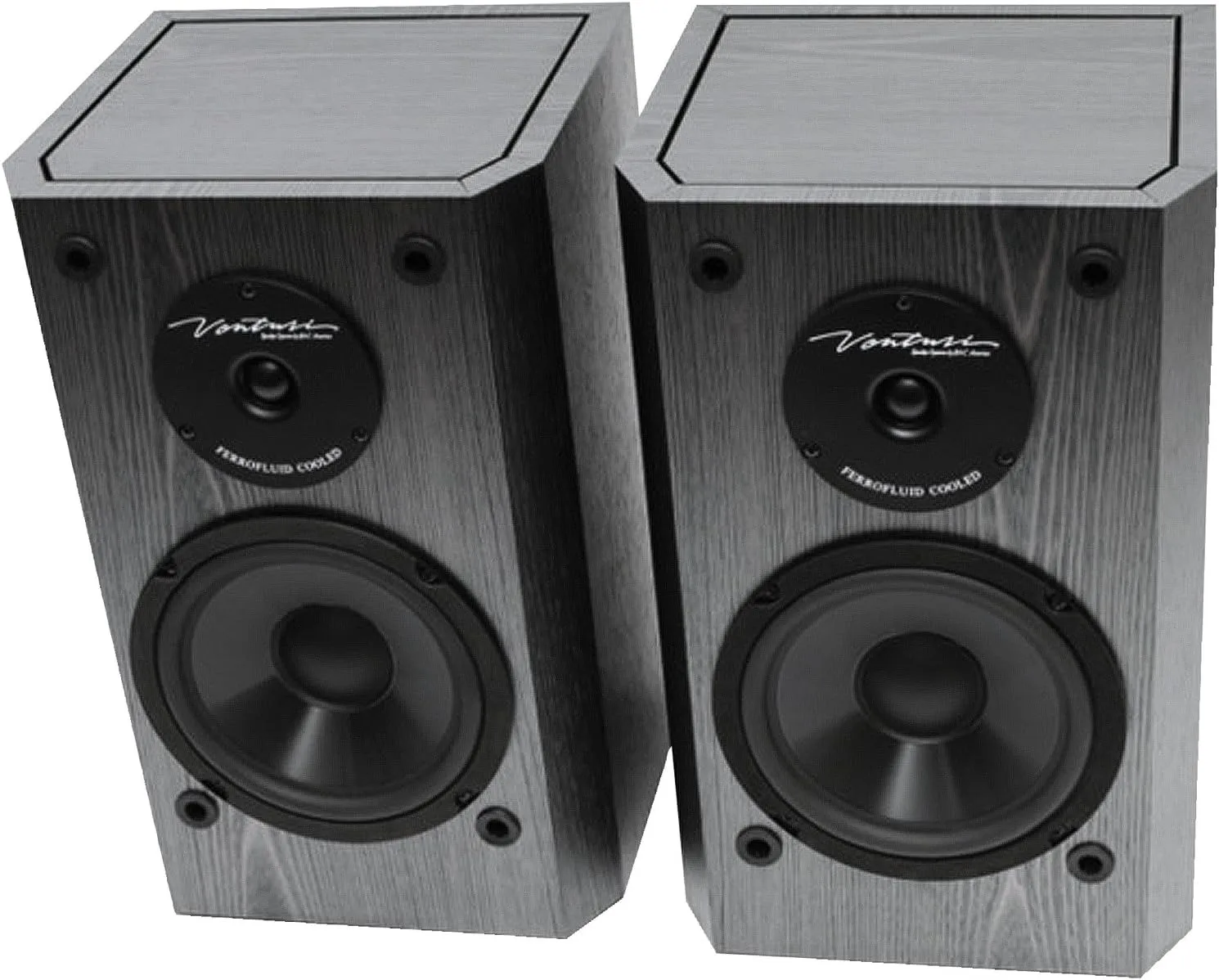 BIC America DV62si Bookshelf Speakers (Pair, Black)