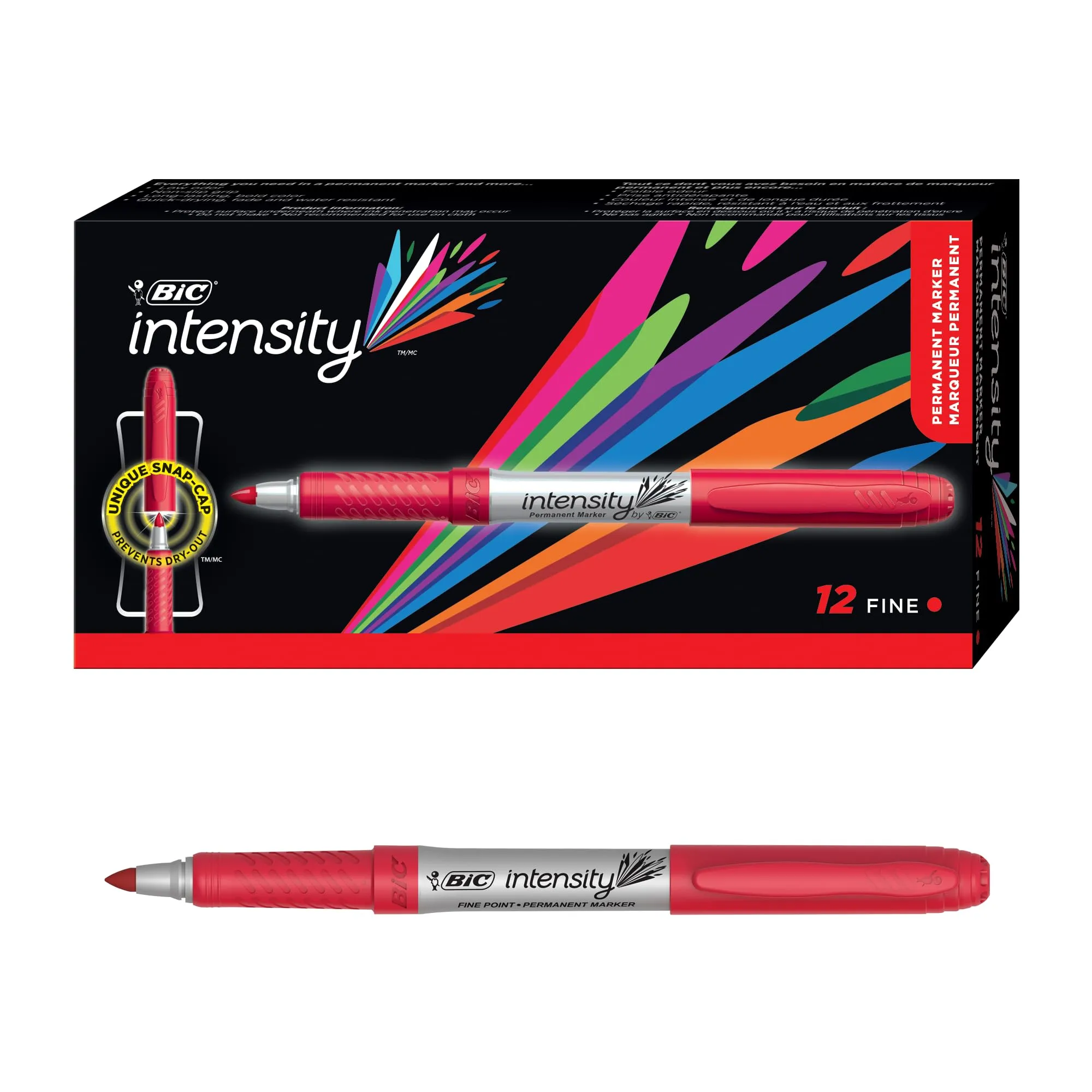 BIC Intensity Permanent Markers, Fine Point
