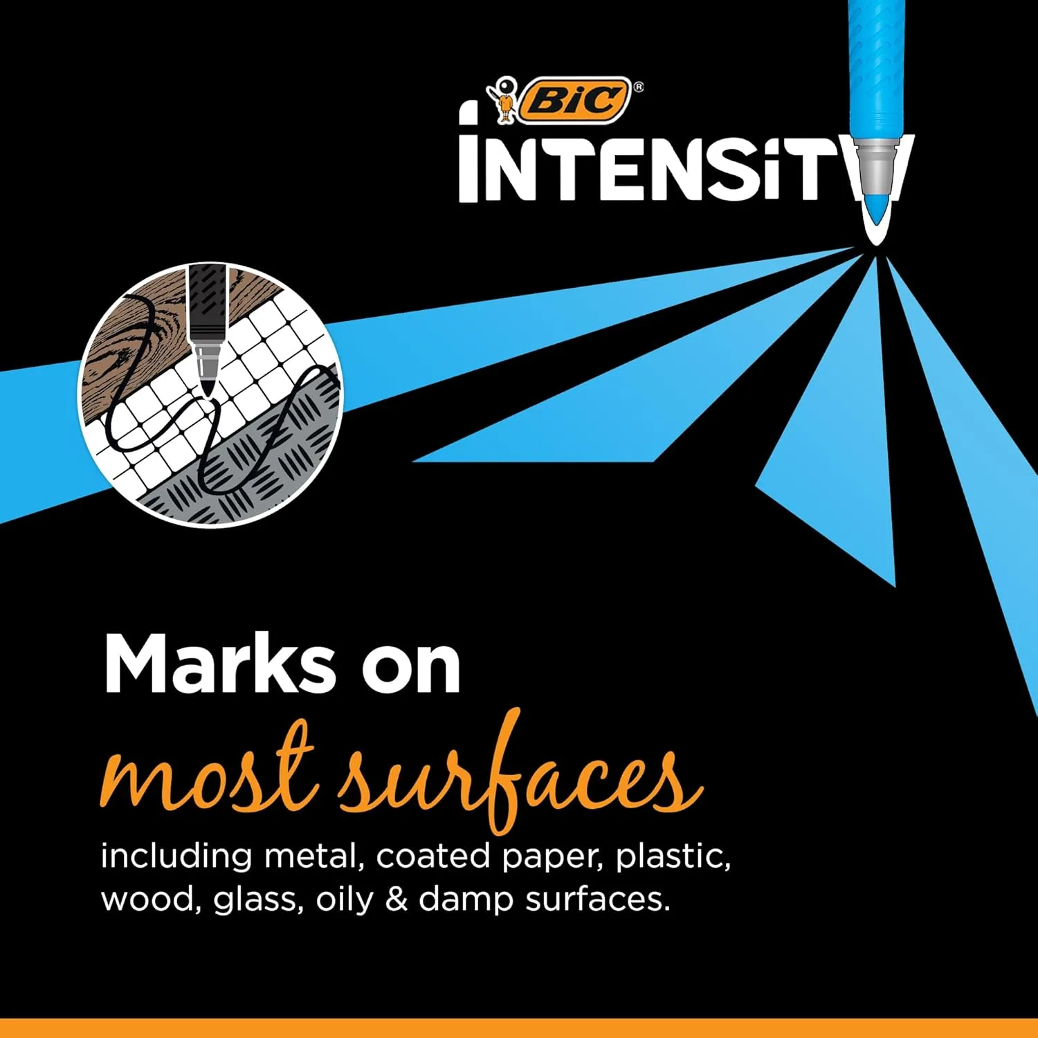 BIC Intensity Permanent Markers, Fine Point