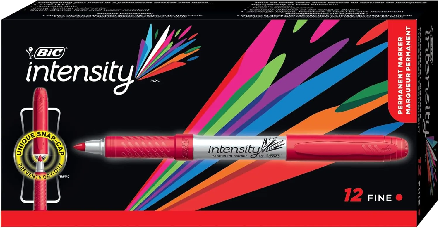 BIC Intensity Permanent Markers, Fine Point