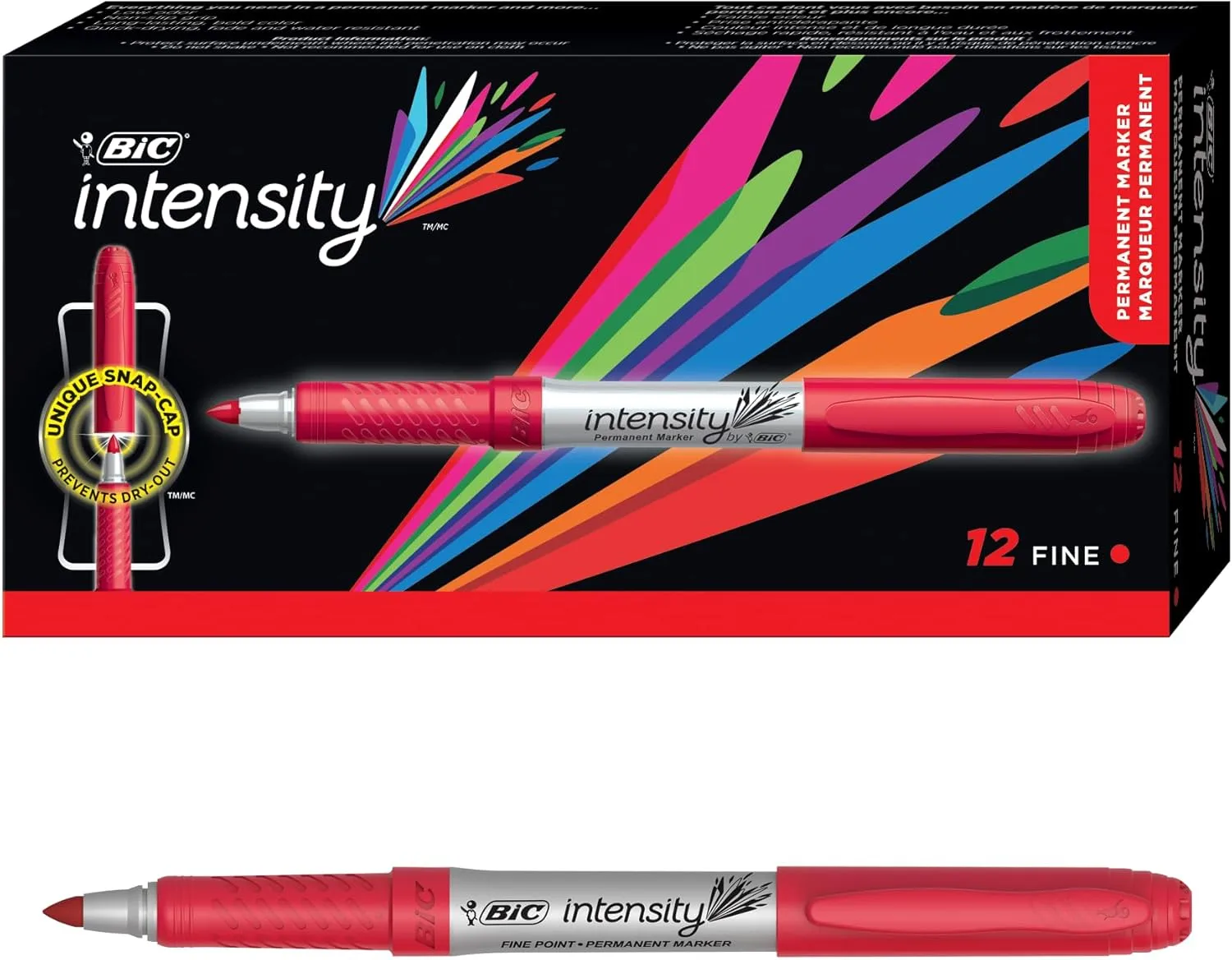 BIC Intensity Permanent Markers, Fine Point