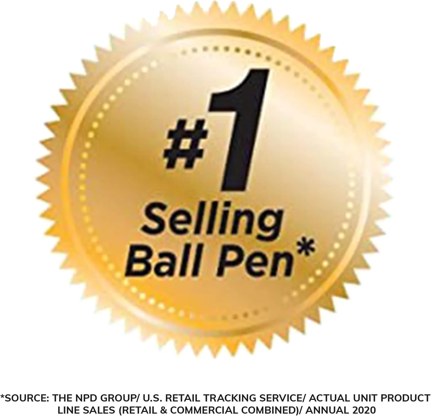 BIC Round Stic Xtra Life Black Ballpoint Pens, 1.0 mm Medium, 240-Count