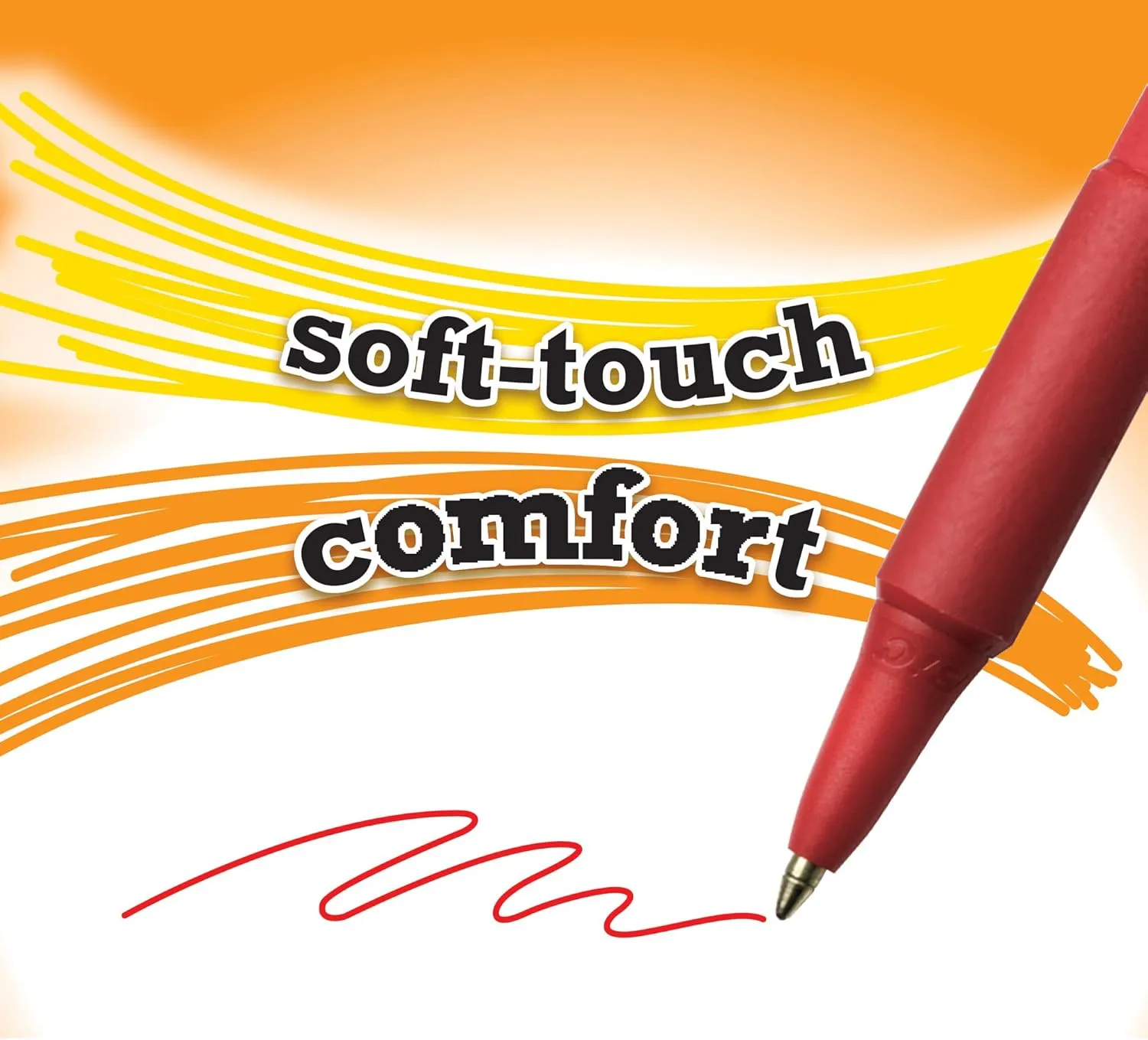 BIC Soft Feel Retractable Ballpoint Pens, Medium Point (1.0 mm)