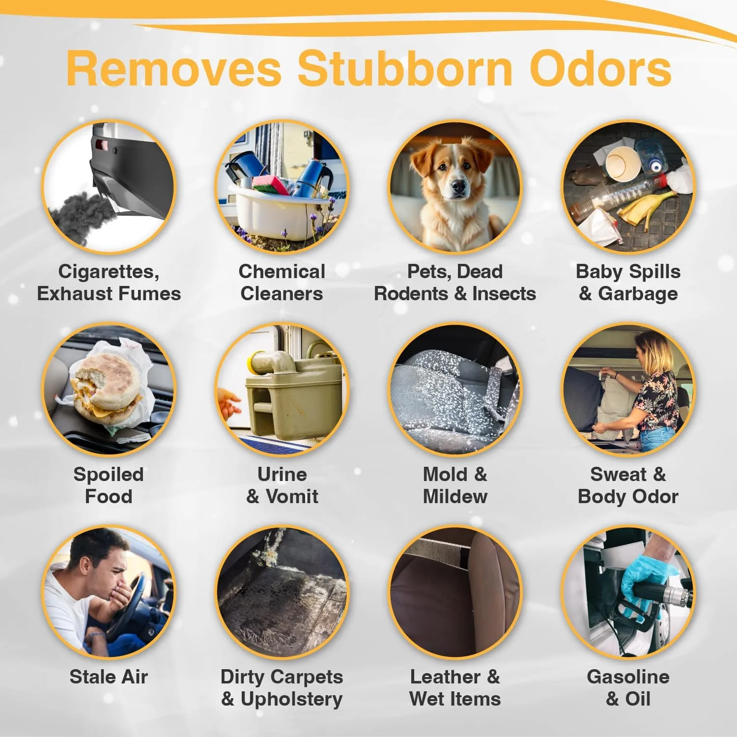 Biocide Systems RV Shocker Odor Eliminator for Camper & Trailer — Up to 400 sq ft