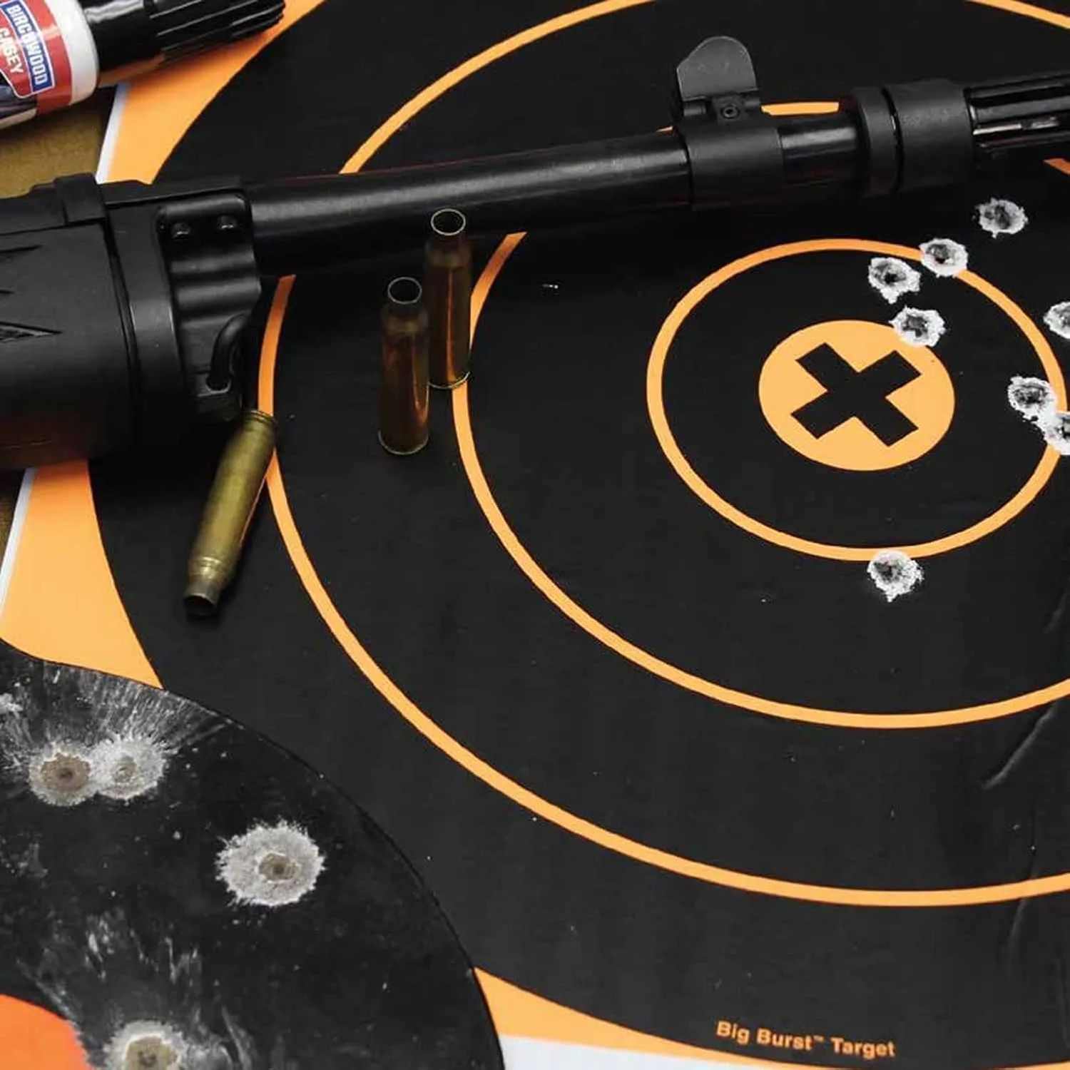 BIRCHWOOD CASEY Big Burst Bull's Eye Always Flat Adhesive Back Shooting Training Reactive Targets