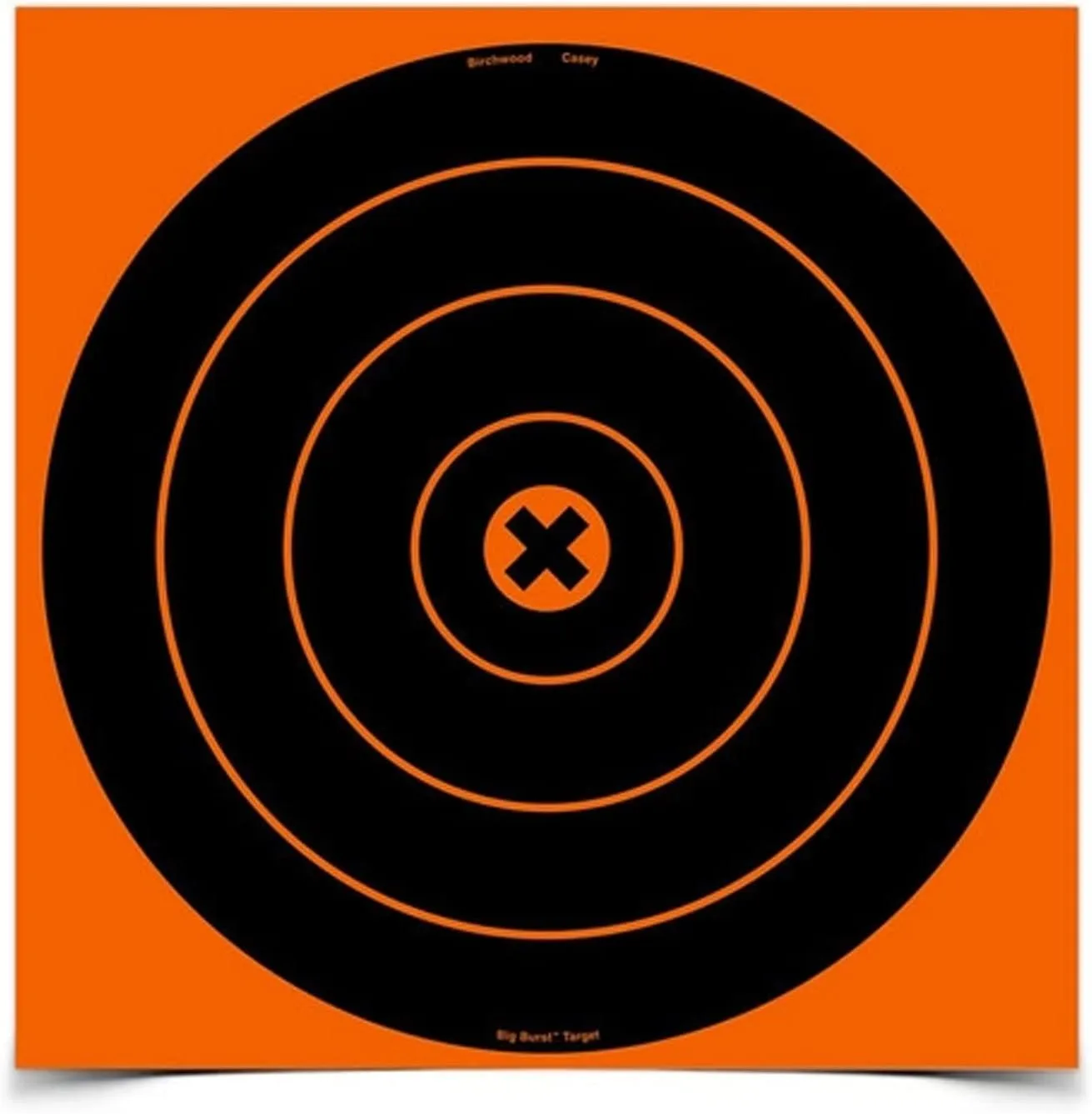 BIRCHWOOD CASEY Big Burst Bull's Eye Always Flat Adhesive Back Shooting Training Reactive Targets