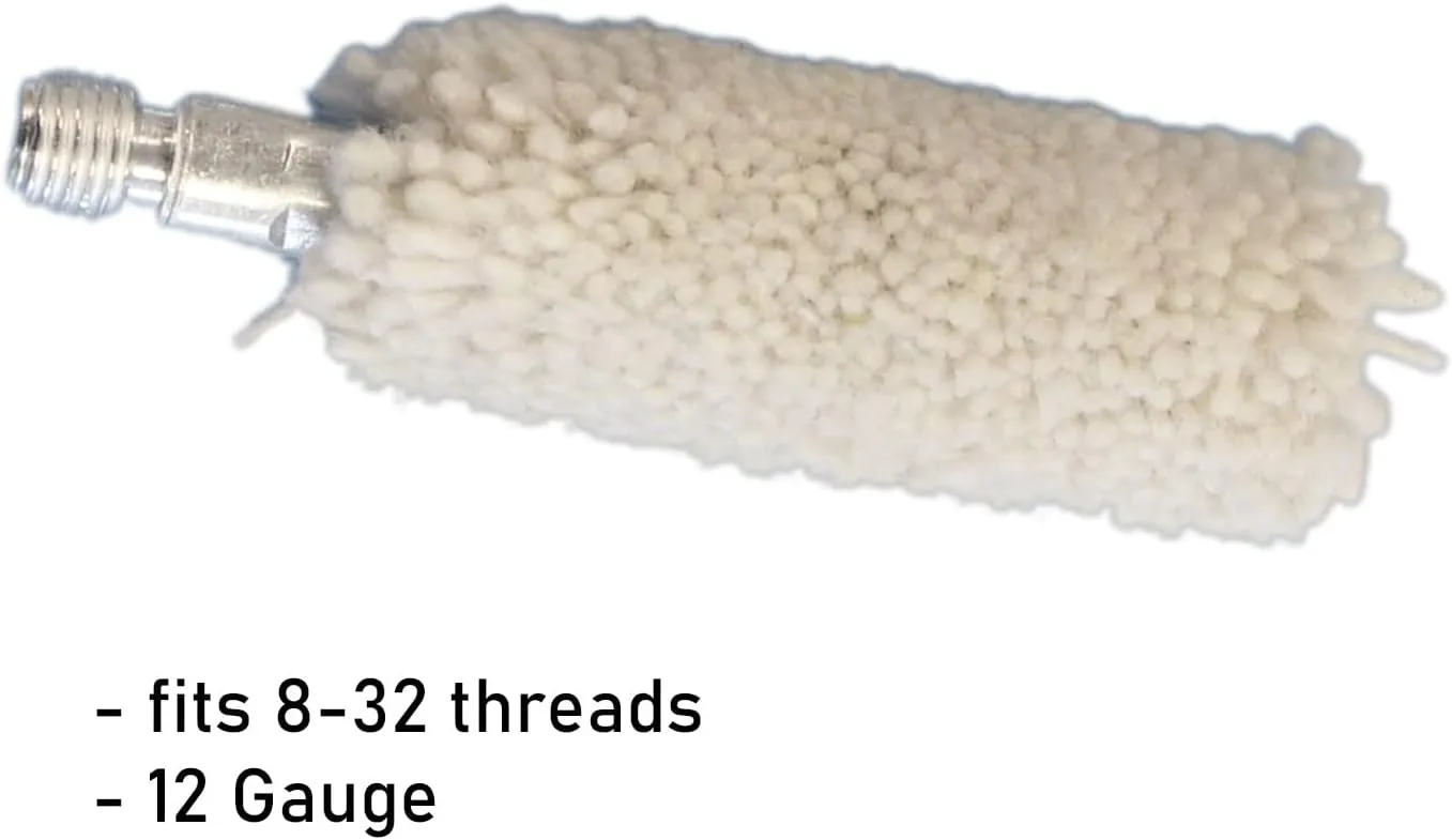 Birchwood Casey Durable Versatile Gun Maintenance Scrubbing Cleaning Cotton Bore Mop