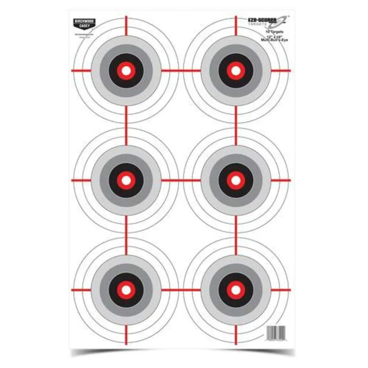 BIRCHWOOD CASEY Eze-Scorer Multiple Bull's-Eye Paper Targets