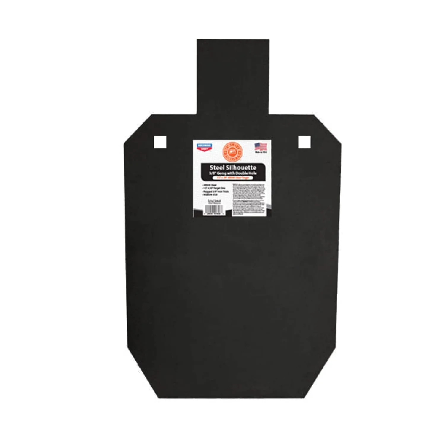 BIRCHWOOD CASEY World of Targets Steel Durable Versatile 3/8" Thick 12" x 20" Silhouette Shooting Target