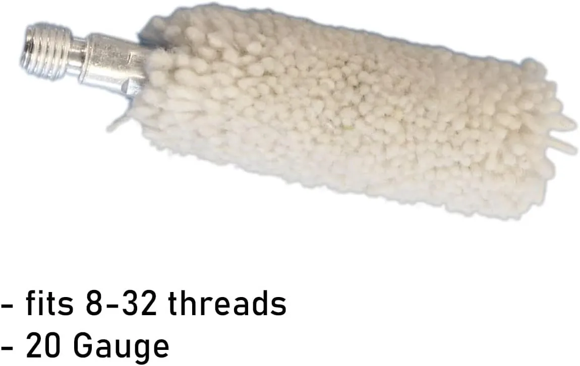 Birchwood Casey Durable Versatile Gun Maintenance Scrubbing Cleaning Cotton Bore Mop