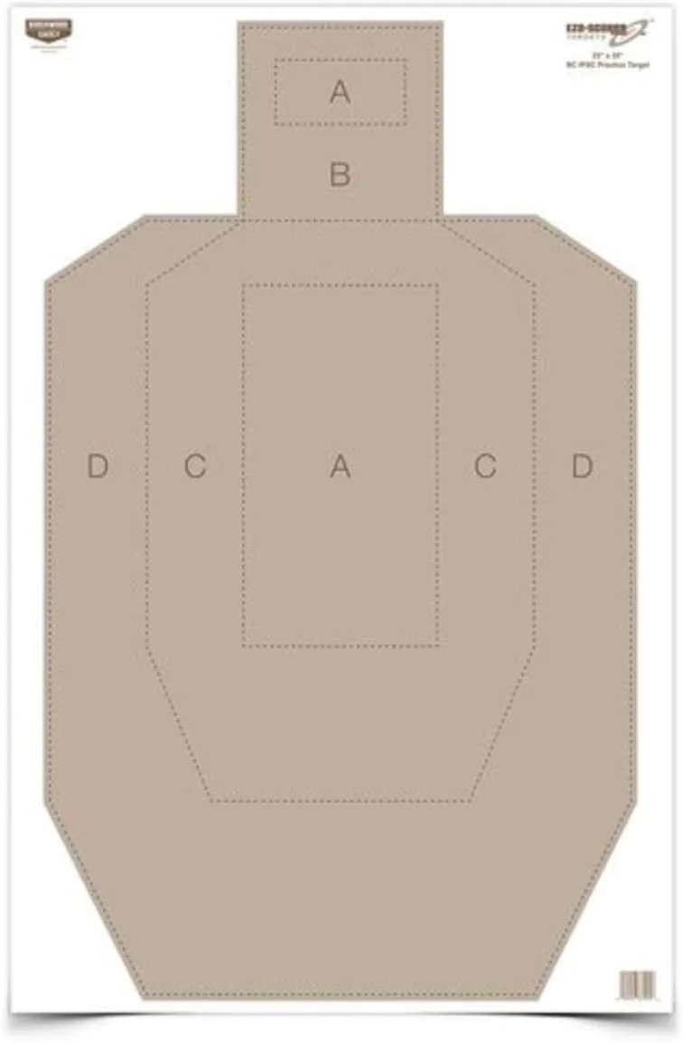 Birchwood Casey 23" x 35" Eze-Scorer IPSC Practice Paper Targets