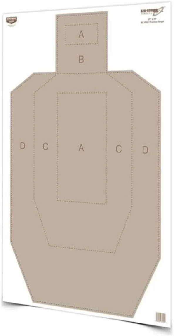 Birchwood Casey 23" x 35" Eze-Scorer IPSC Practice Paper Targets