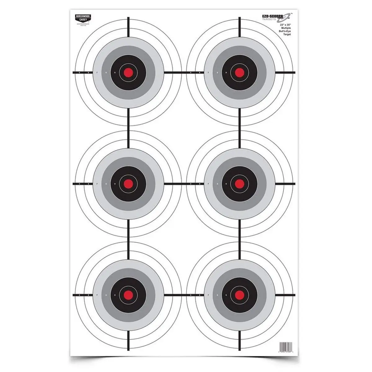 Birchwood Casey Eze-Scorer Multiple Bull's-Eye Paper Targets