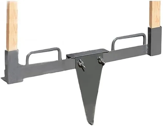 Birchwood Casey 24" Steel Target Stand with Spike - Durable Powder-Coated Metal Target Base Stand for Shooting