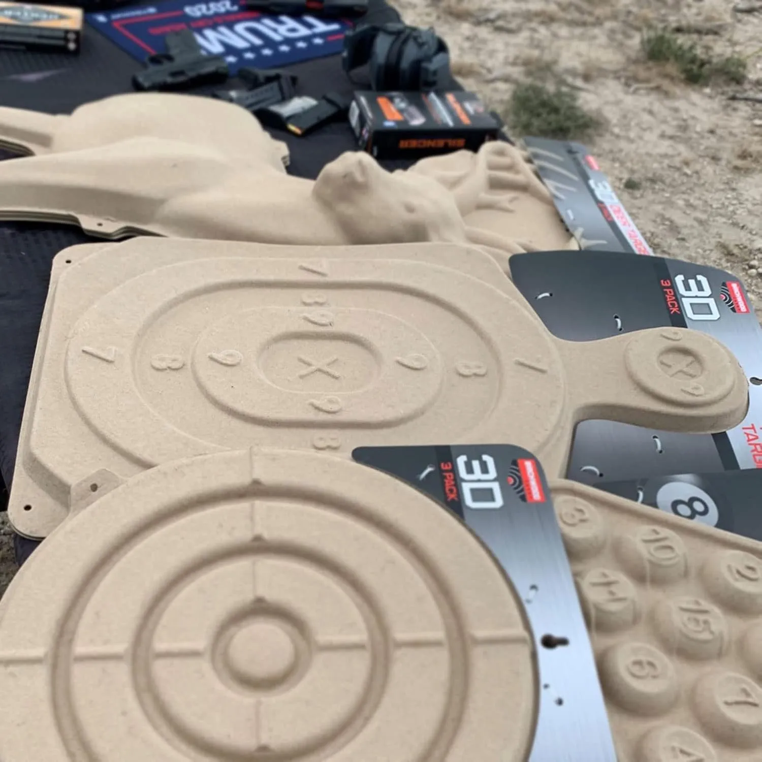 Birchwood Casey 3D Bullseye Torso 31 1/4" x 21 1/4" Targets | Lightweight Face and Torso Shooting Training Targets