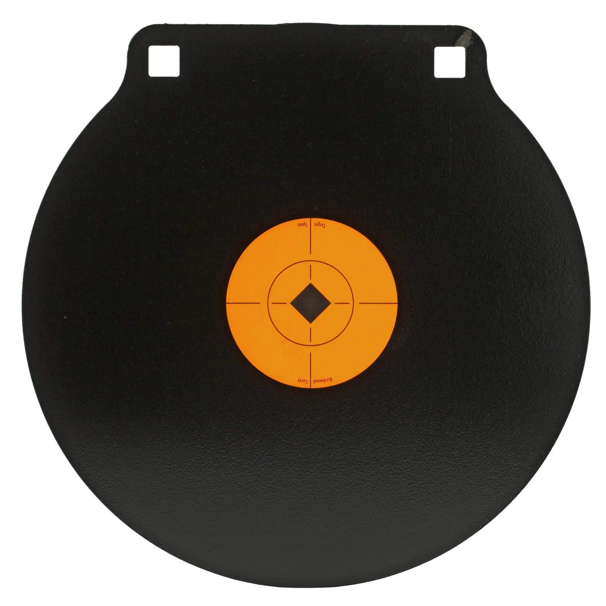 Birchwood Casey World of Targets AR500 Steel Double Hole Gong Target 3/8 inch