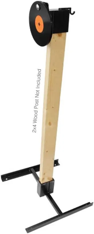 Birchwood Casey Steel Range Pack with Target Stand, Gong Holder and 8" Single Hole AR500 Gong for Target Shooting