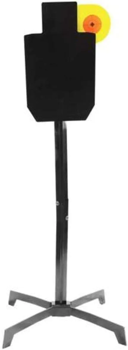 Birchwood Casey World of Targets Handgun Rifle Shooting Training Hostage Silhouette with AR500 Paddle Target One Size Multi