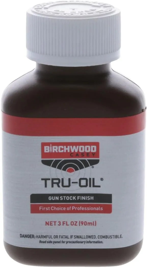 Birchwood Casey Easy-to-Use Long-Lasting Complete Tru-Oil Stock Finish for Gun Stock Finishing and Maintenance