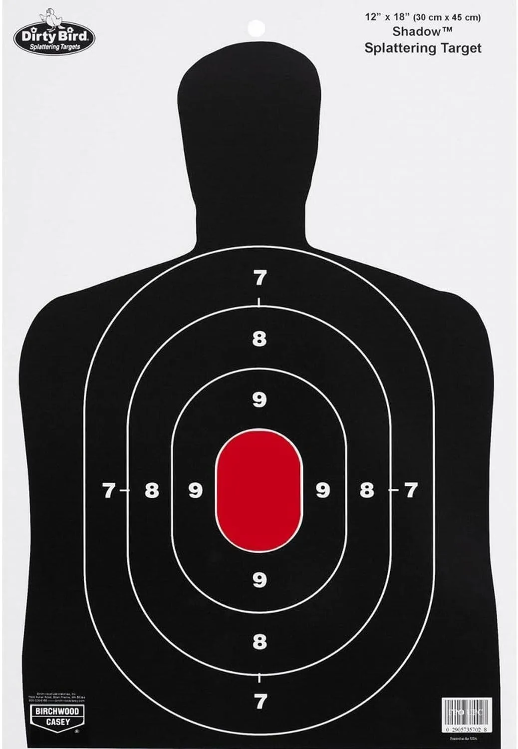 BIRCHWOOD CASEY Dirty Bird Non-Adhesive Splattering Silhouette Targets