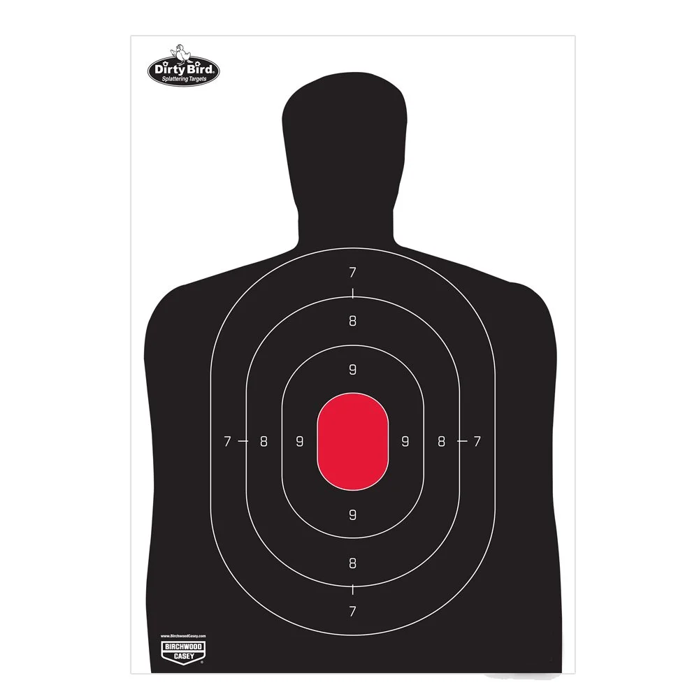 BIRCHWOOD CASEY Dirty Bird Non-Adhesive Splattering Silhouette Targets
