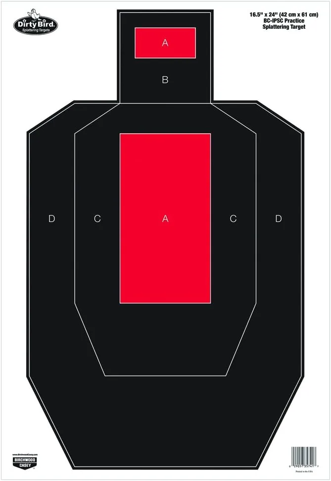 Birchwood Casey Dirty Bird Non-Adhesive Splattering 16.5 x 24 Practice Targets (3-Pack)
