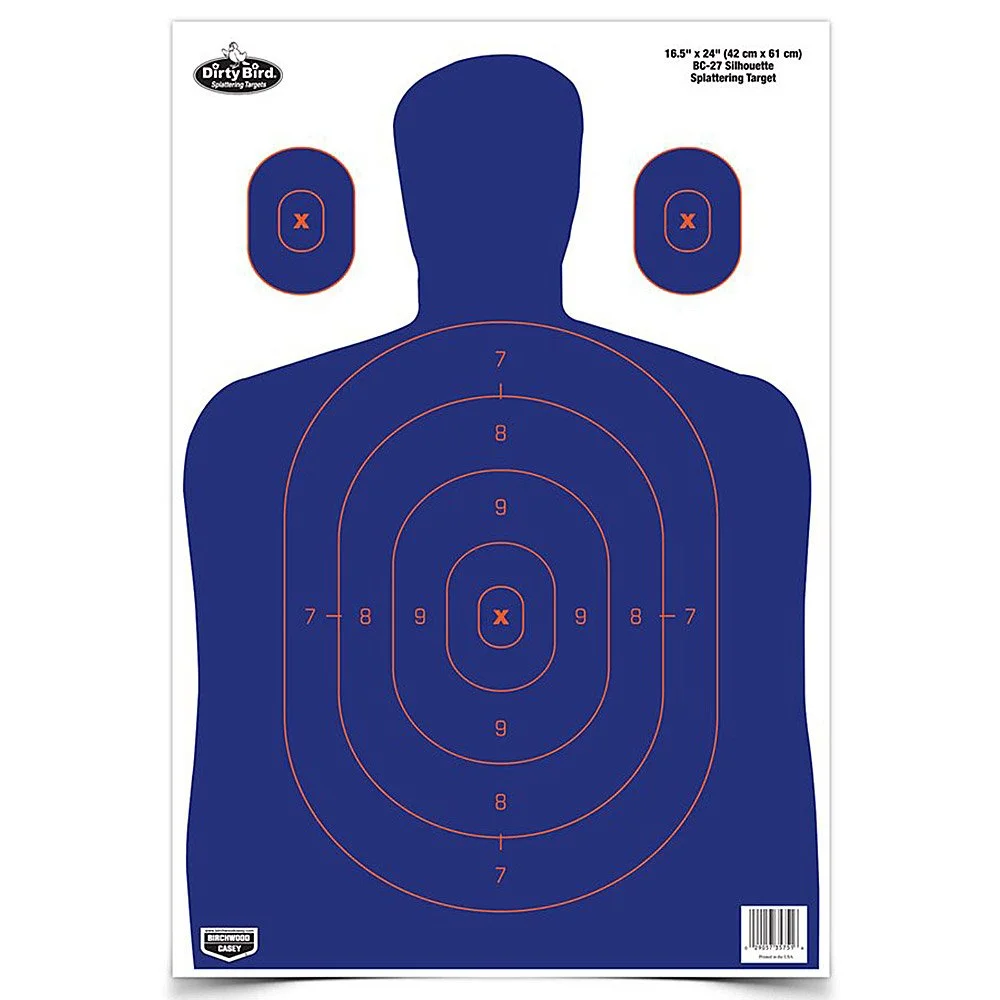 Birchwood Casey Dirty Bird Non-Adhesive Splattering 16.5 x 24 Practice Targets (3-Pack)