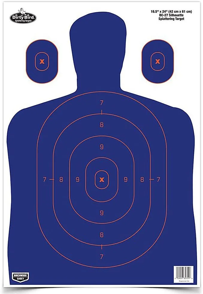 Birchwood Casey Dirty Bird Non-Adhesive Splattering 16.5 x 24 Practice Targets (3-Pack)