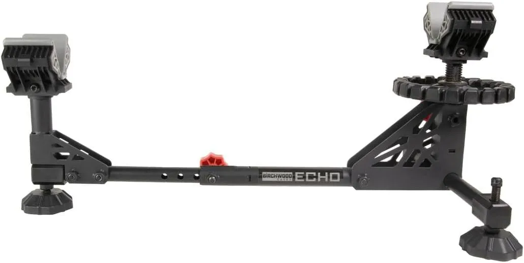 Birchwood Casey Echo Durable Adjustable Rifle Shooting Rest with Steel Frame Design & Non-Slip Rubber Stock Rest