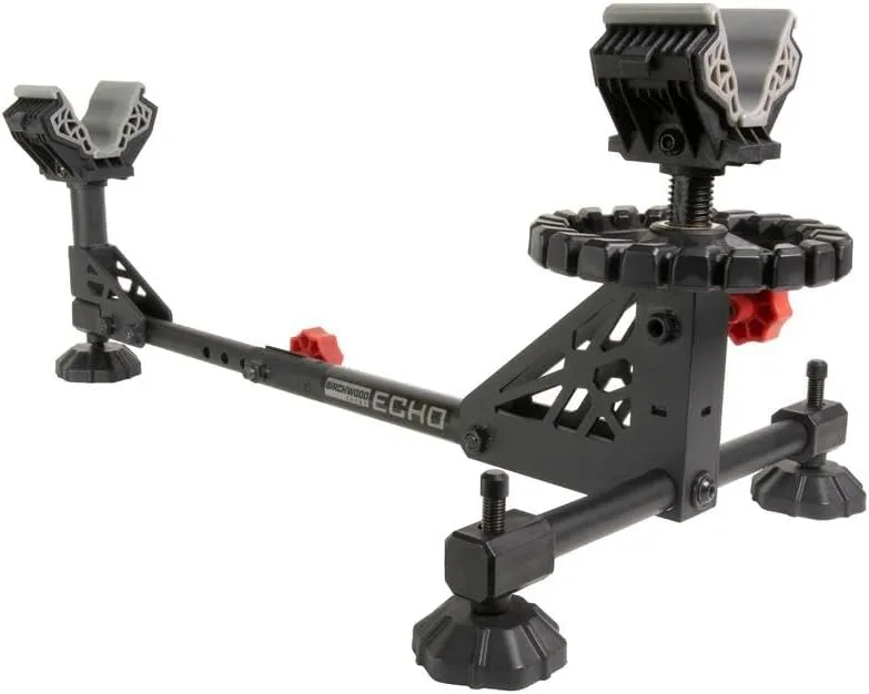 Birchwood Casey Echo Durable Adjustable Rifle Shooting Rest with Steel Frame Design & Non-Slip Rubber Stock Rest