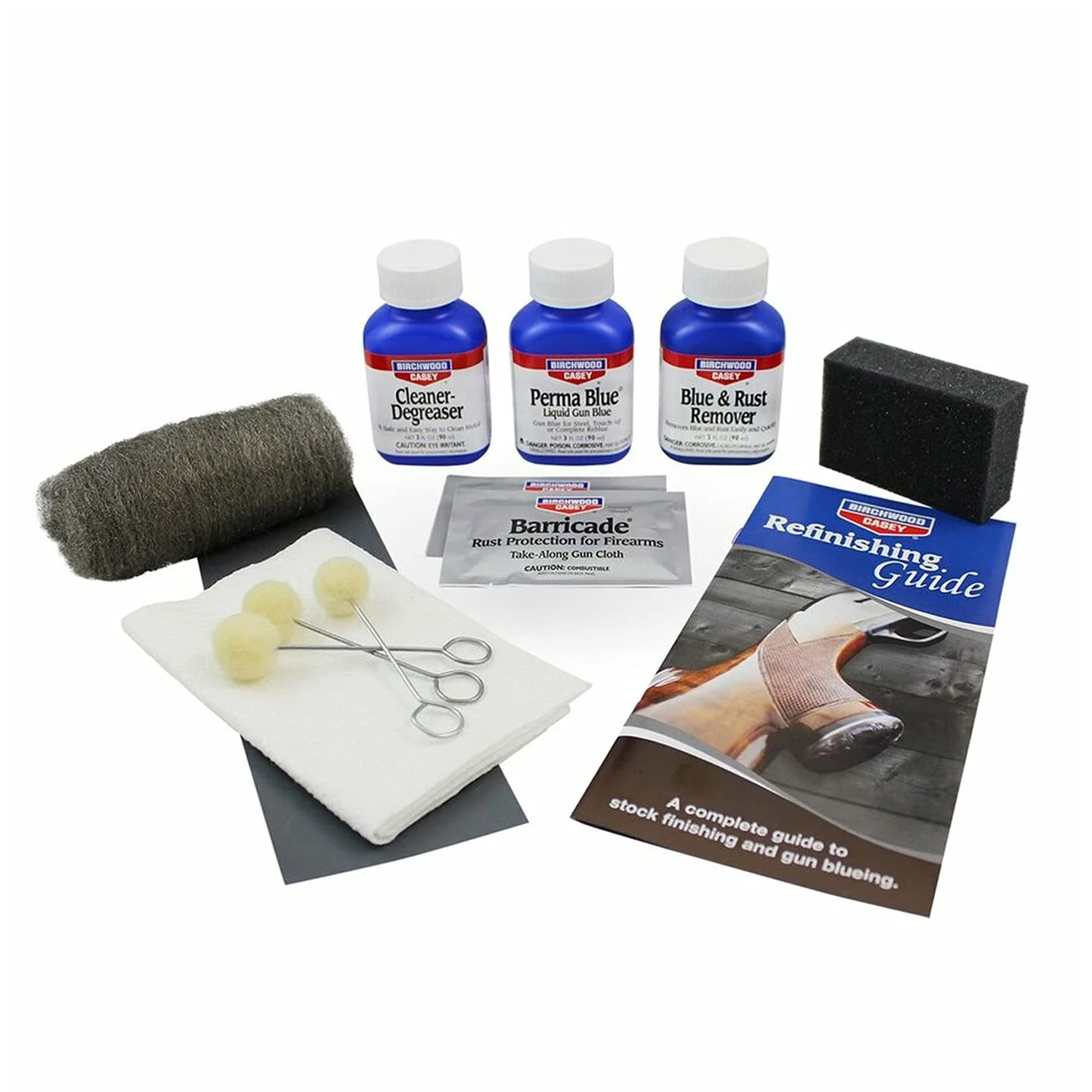 Birchwood Casey Perma Blue Liquid Gun Blue Finishing All-Inclusive Easy-to-Use Kit for Gun Cleaning