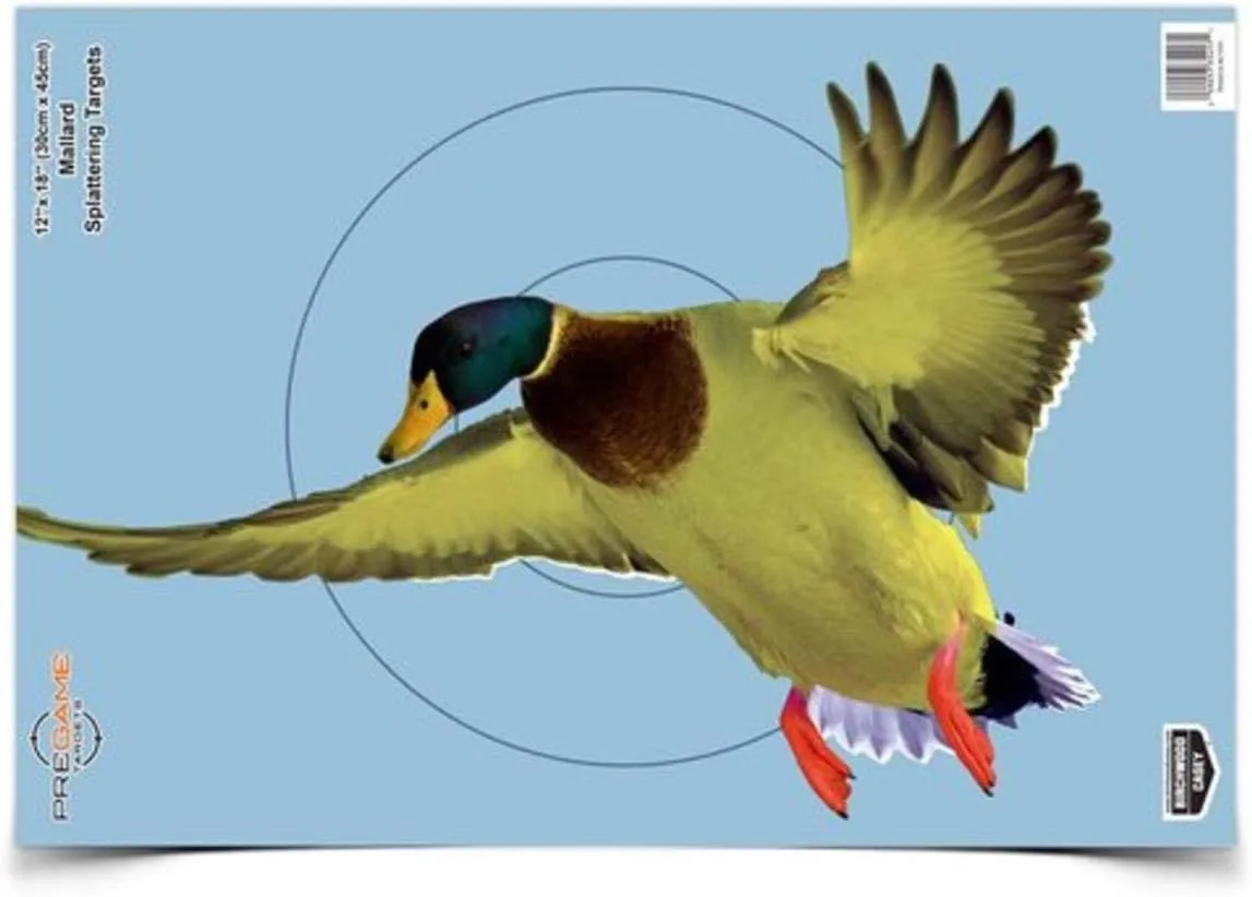 BIRCHWOOD CASEY Pregame Small Game Animal Targets - Photo-Realistic Instant Splattering Shooting Targets