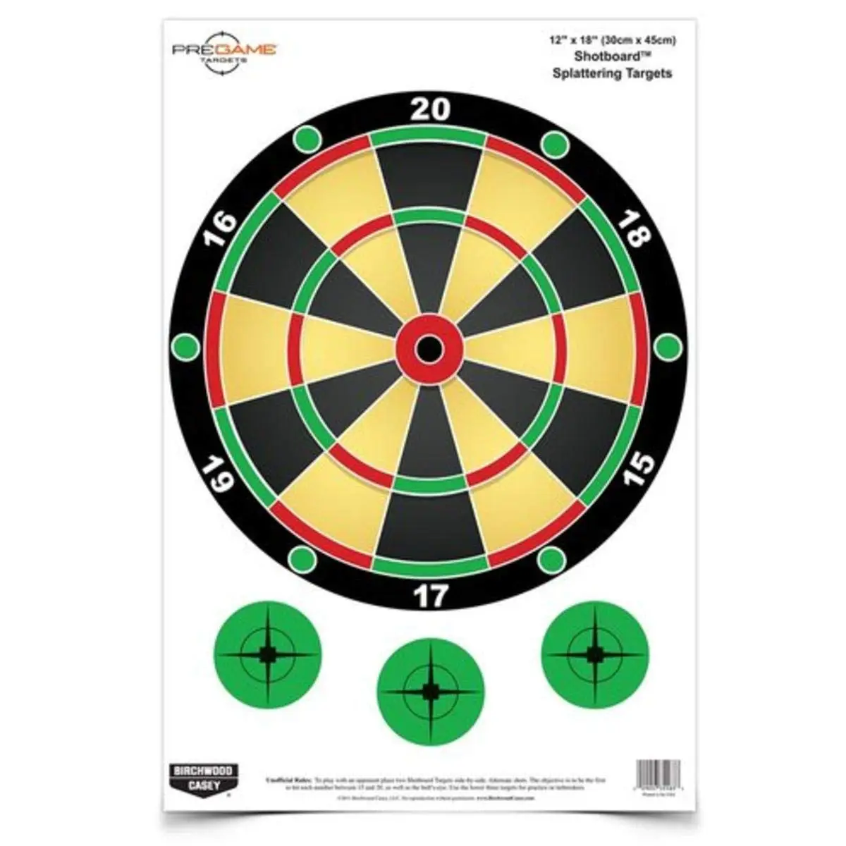 BIRCHWOOD CASEY Pregame Splattering Targets for Shooting