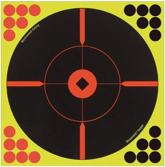 Birchwood Casey Shoot-N-C 12" Bull's-Eye Reactive Targets