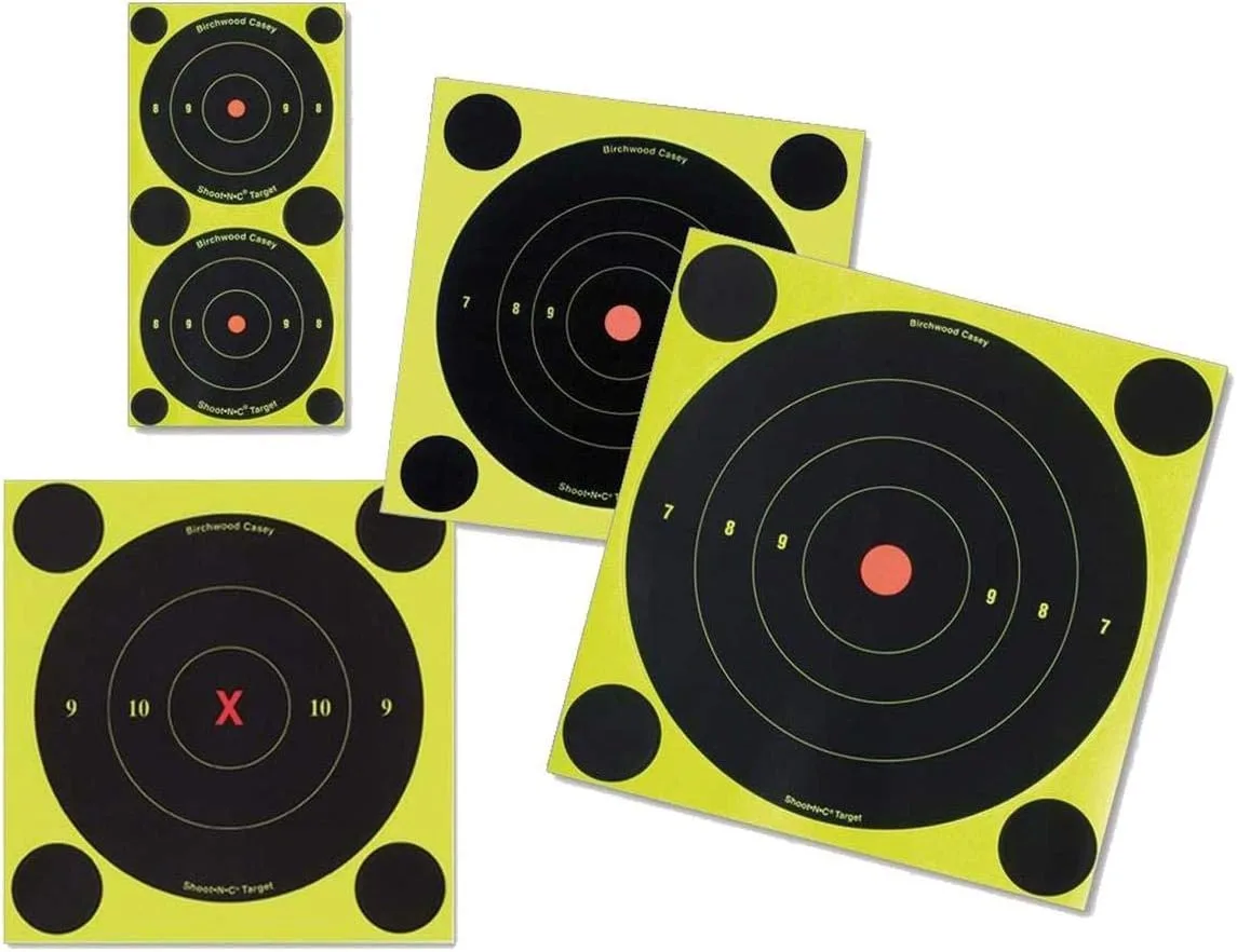 BIRCHWOOD CASEY Shoot-N-C 3 Inch Bull's-Eye Self-Adhesive Targets