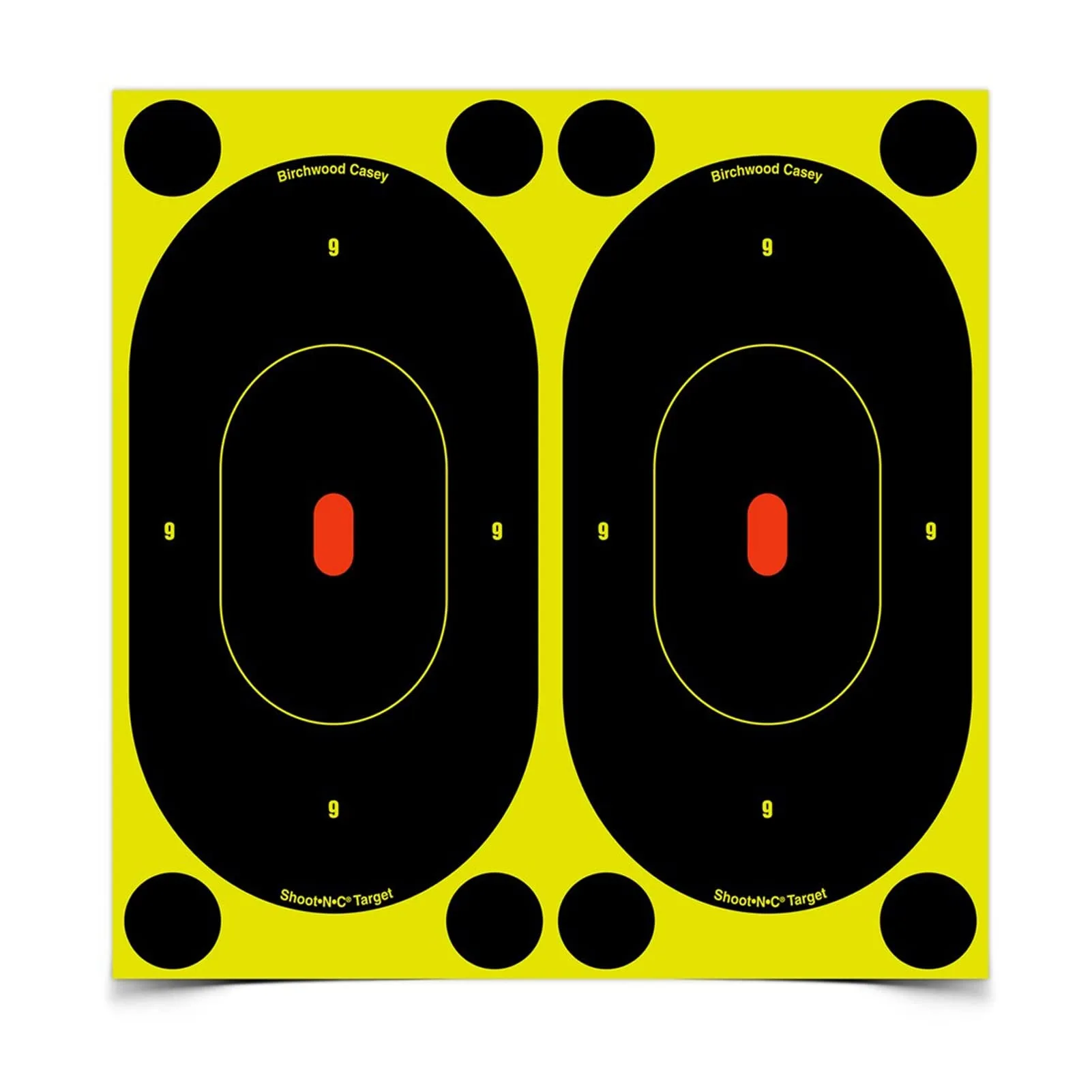 BIRCHWOOD CASEY Shoot-N-C Silhouette Reactive Targets