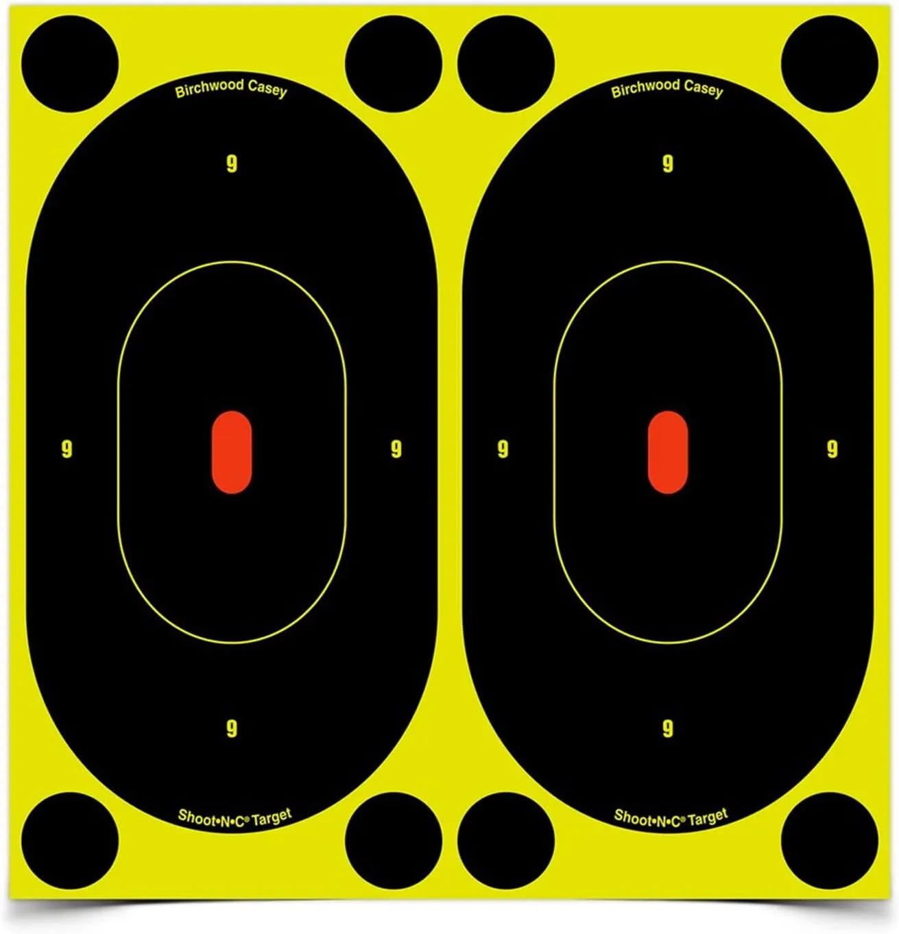 BIRCHWOOD CASEY Shoot-N-C Silhouette Reactive Targets