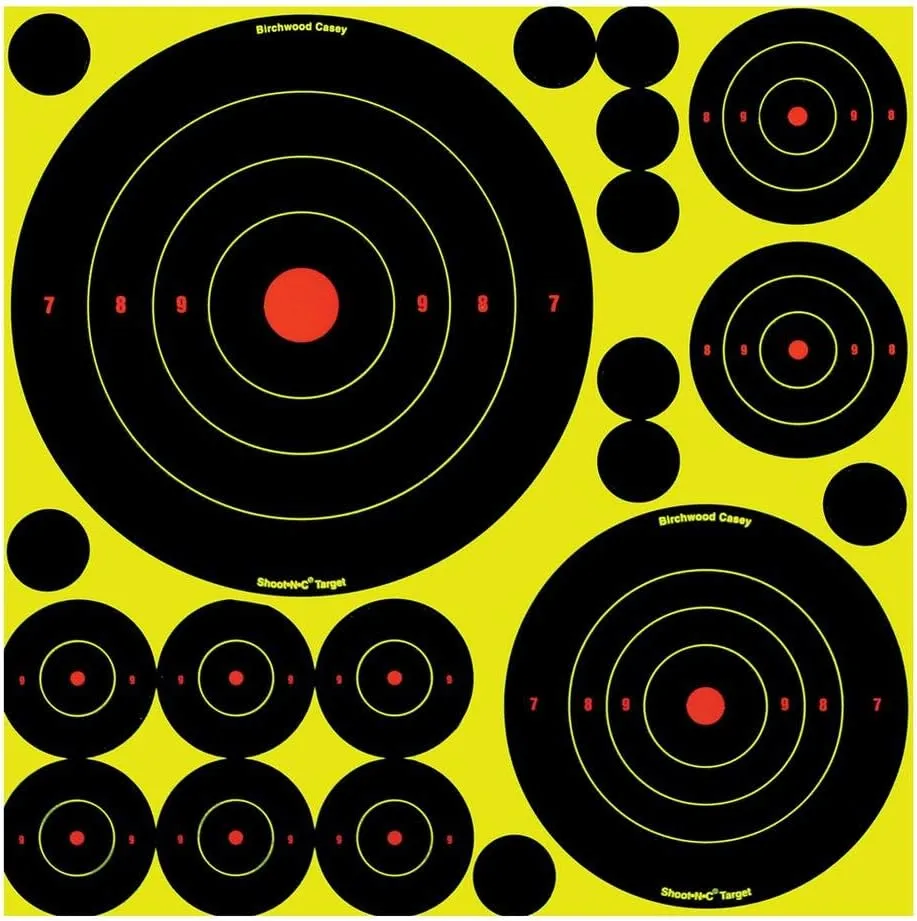 BIRCHWOOD CASEY Shoot-N-C Bull's-Eye Variety Pack Reactive Targets