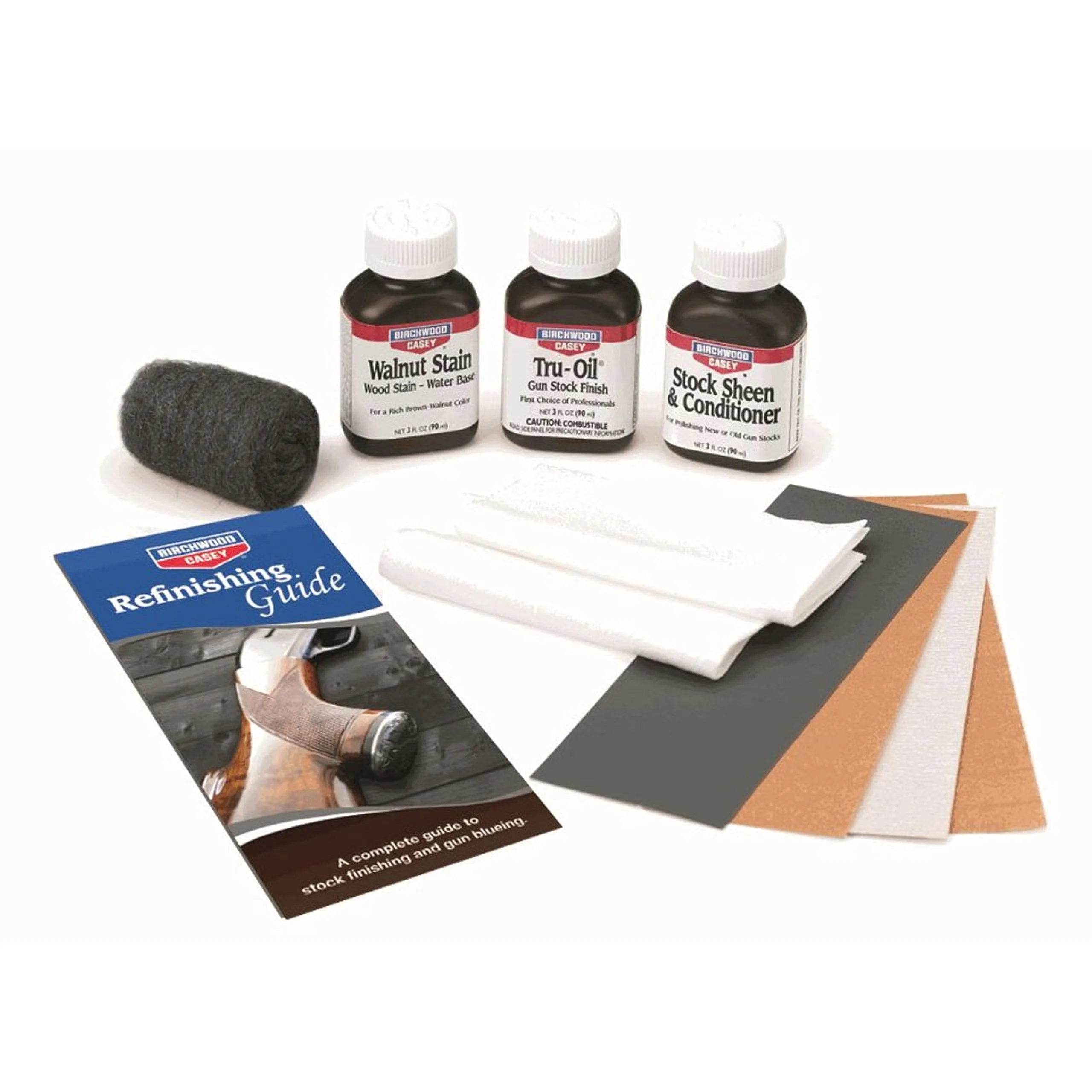 Birchwood Casey Easy-to-Use Long-Lasting Complete Tru-Oil Stock Finish for Gun Stock Finishing and Maintenance