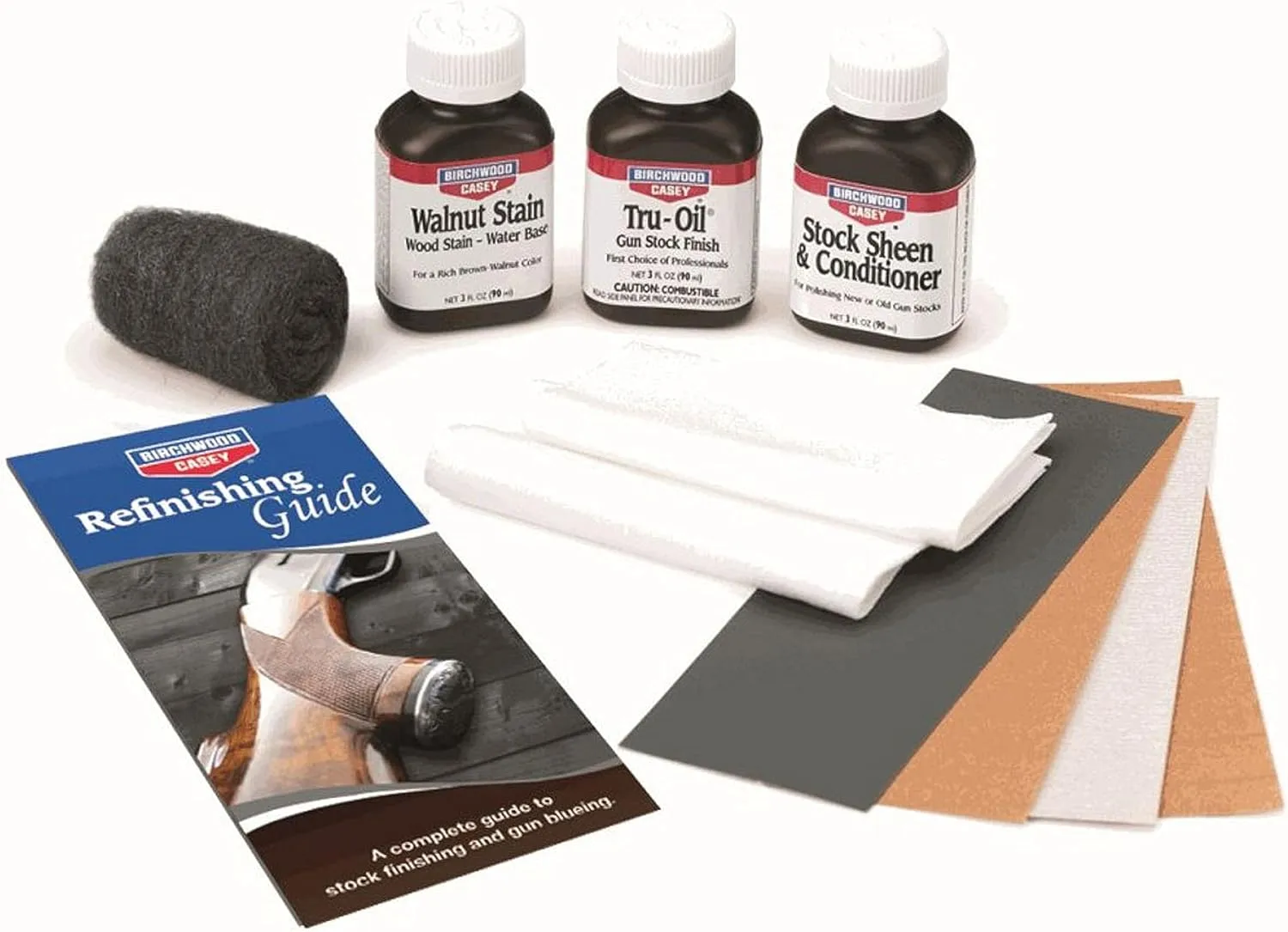 Birchwood Casey Easy-to-Use Long-Lasting Complete Tru-Oil Stock Finish for Gun Stock Finishing and Maintenance