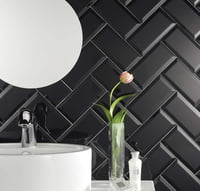 BISELADO NEGRO MATE 10X20, mp/cutie 1