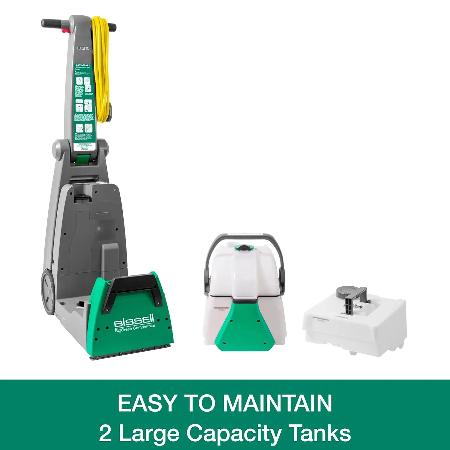 Bissell Commercial Bissell BigGreen Commercial BG10 Deep Cleaning 2 Motor Extractor Machine