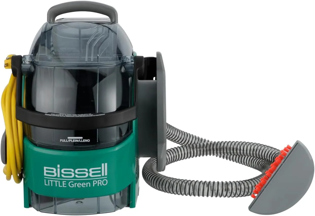 Bissell BigGreen Commercial Little Green Pro Commercial Spot Cleaner, Carpet & Upholstery Cleaner and Car/Auto Detailer